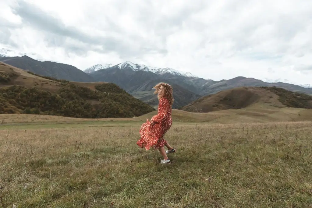 Woman in nature